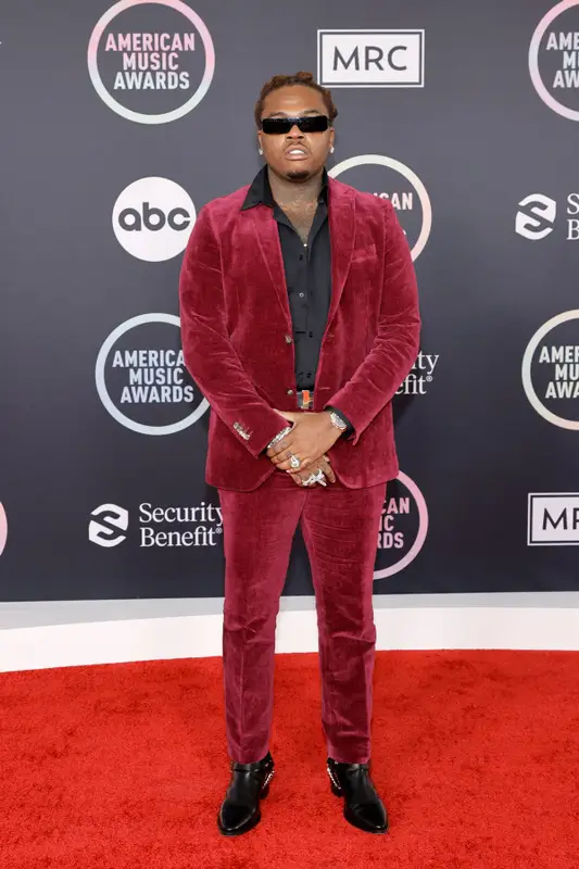 Gunna outfit in Celine and Hermes, 2021