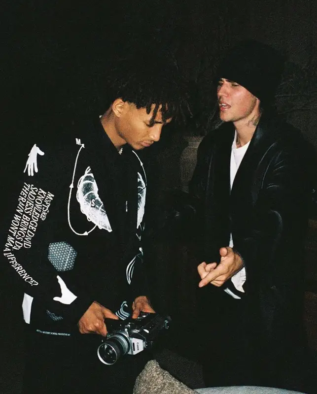 Jaden Smith outfit in MSFTSrep, New Balance, and Jaden Smith Merch, 2021