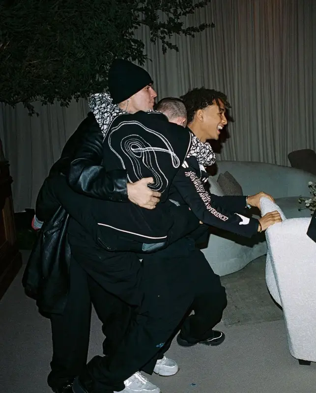 Jaden Smith outfit in MSFTSrep, New Balance, and Jaden Smith Merch, 2021