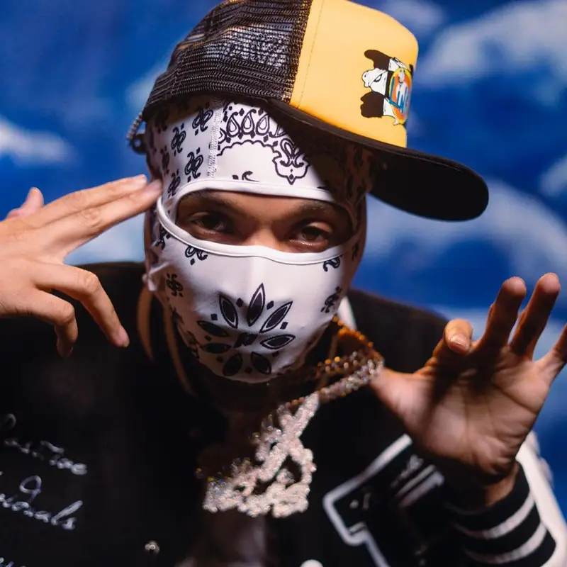 Stunna 4 Vegas outfit in Chrome Hearts, Pimperelli, and Matty Boy, 2021