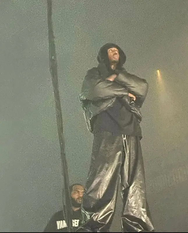Playboi Carti outfit in Yeezy, Balenciaga, and Crocs, 2021