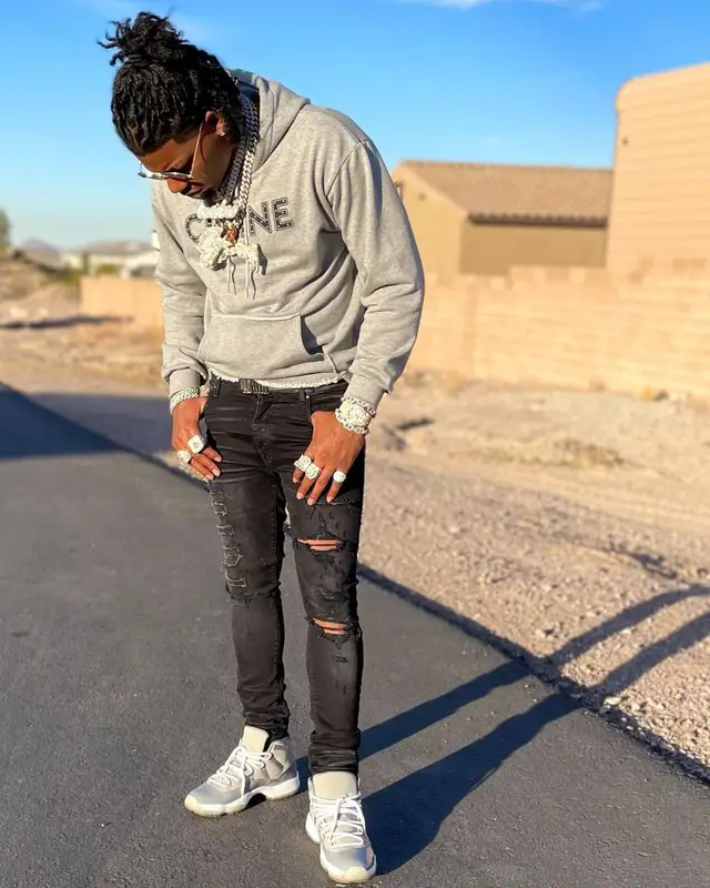 CJ So Cool outfit in Celine, Jordan, and Amiri, 2021