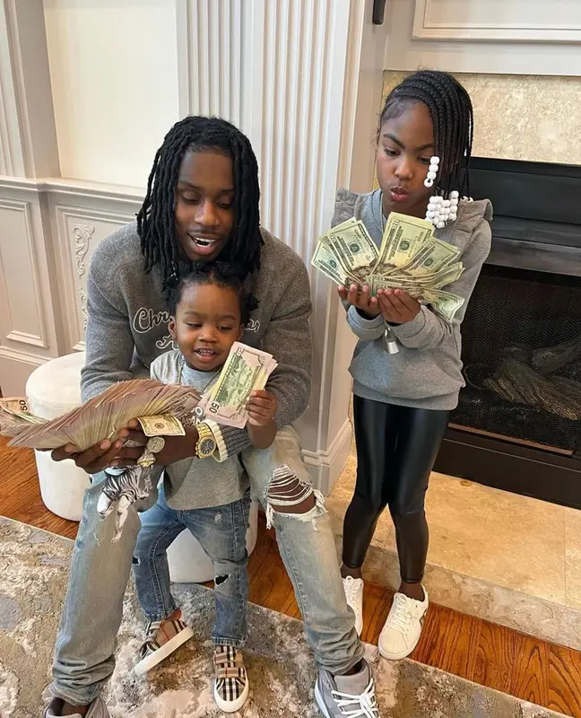 Polo G outfit in Dior, Amiri, and Jordan, 2021