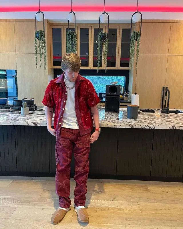 Murda Beatz outfit in Menace and Ugg, 2021