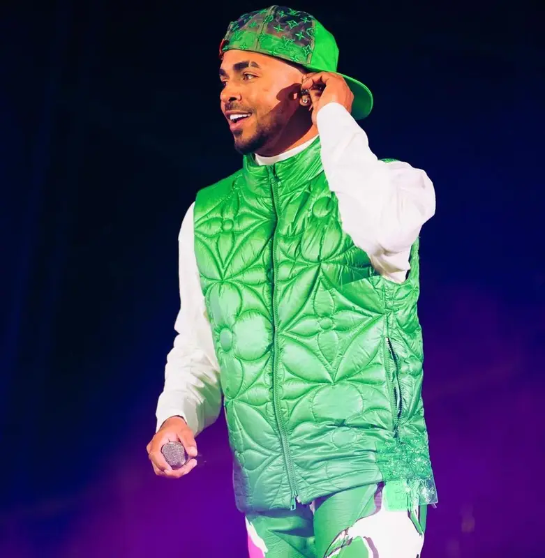 Ozuna outfit in Louis Vuitton, 2021