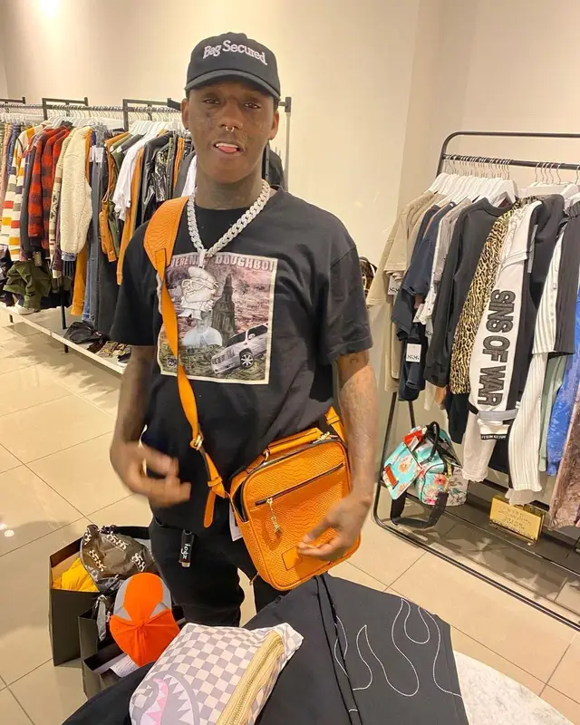 Famous Dex outfit in Sake Forever, Nike, and The Kool Kid, 2021