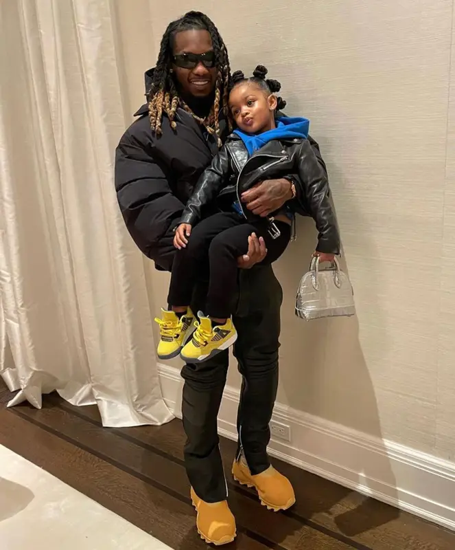 Offset outfit in Jacquemus, Yeezy, and Balenciaga, 2021