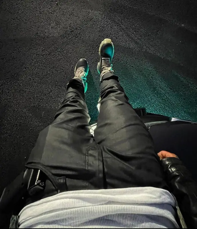 Lil Gnar outfit in Rick Owens, 2021