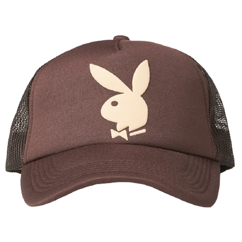 Pleasures × Playboy Bunny Brown Trucker Hat | WHAT'S ON THE STAR?