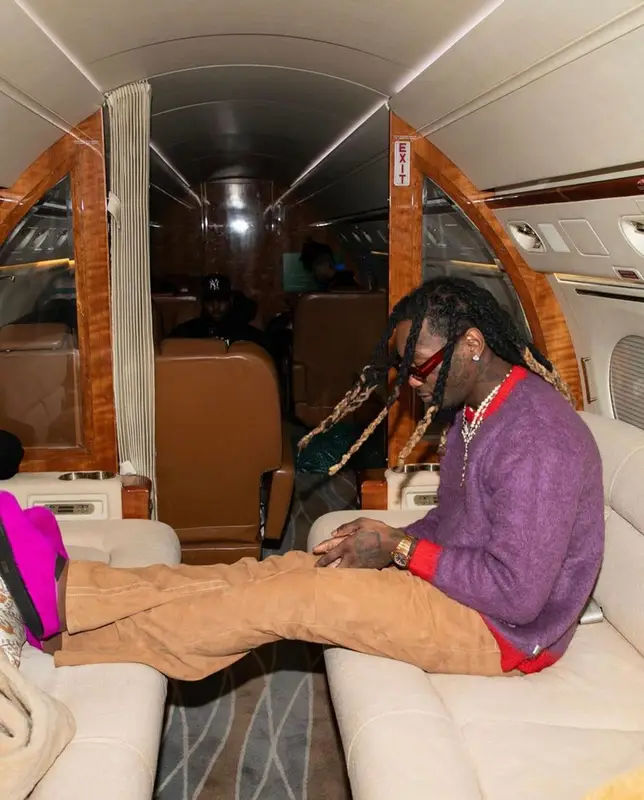 Offset outfit in Marc Jacobs and Marni, 2021