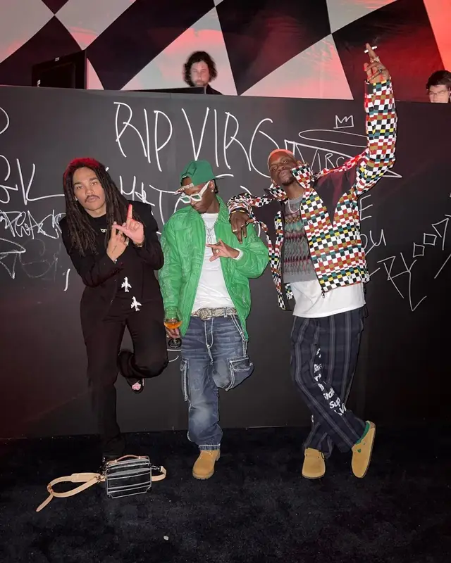 Luka Sabbat outfit in Louis Vuitton, 2021