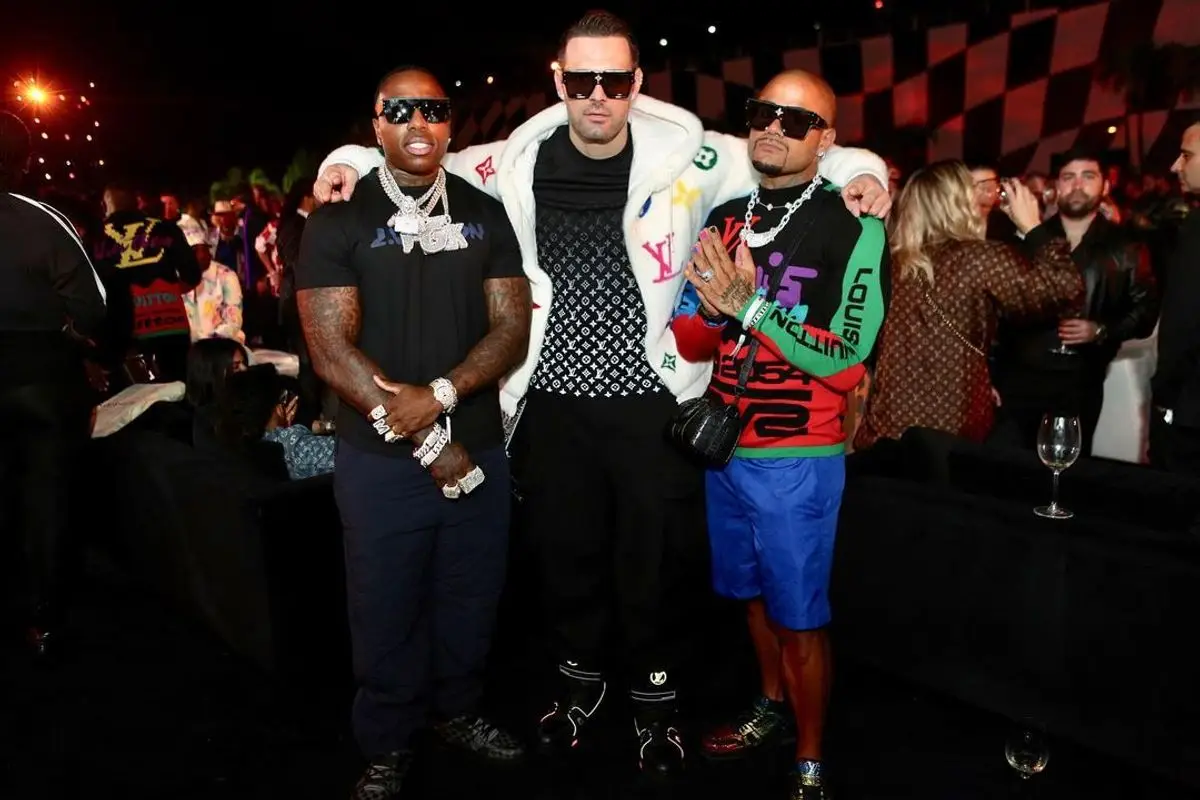 BandMan Kevo outfit in Louis Vuitton, 2021