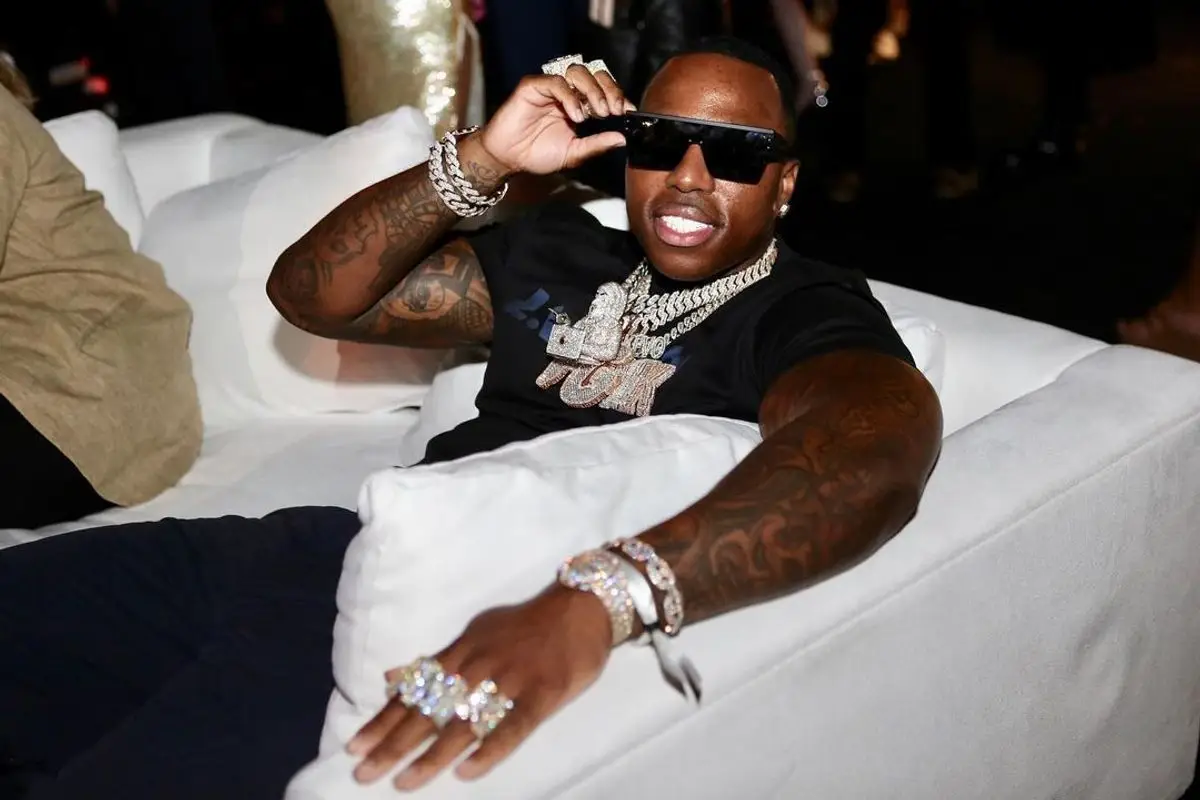 BandMan Kevo outfit in Louis Vuitton, 2021