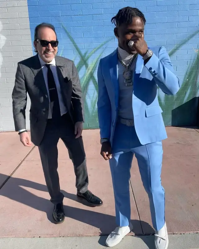 DaBaby outfit in Burberry and Louis Vuitton, 2021