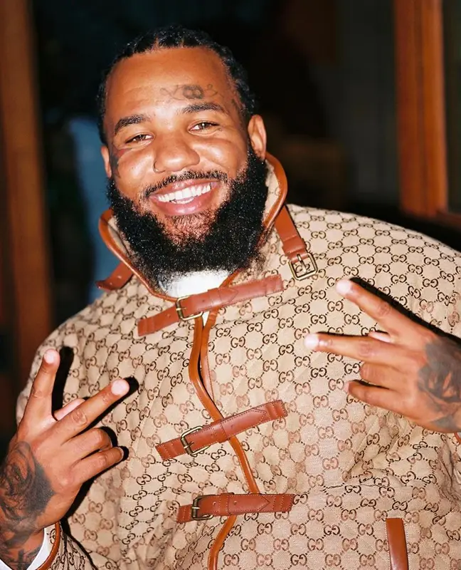 The Game outfit in Gucci, 2021