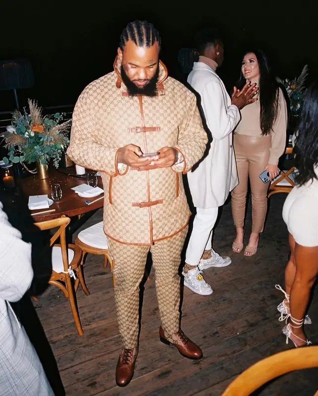 The Game outfit in Gucci, 2021