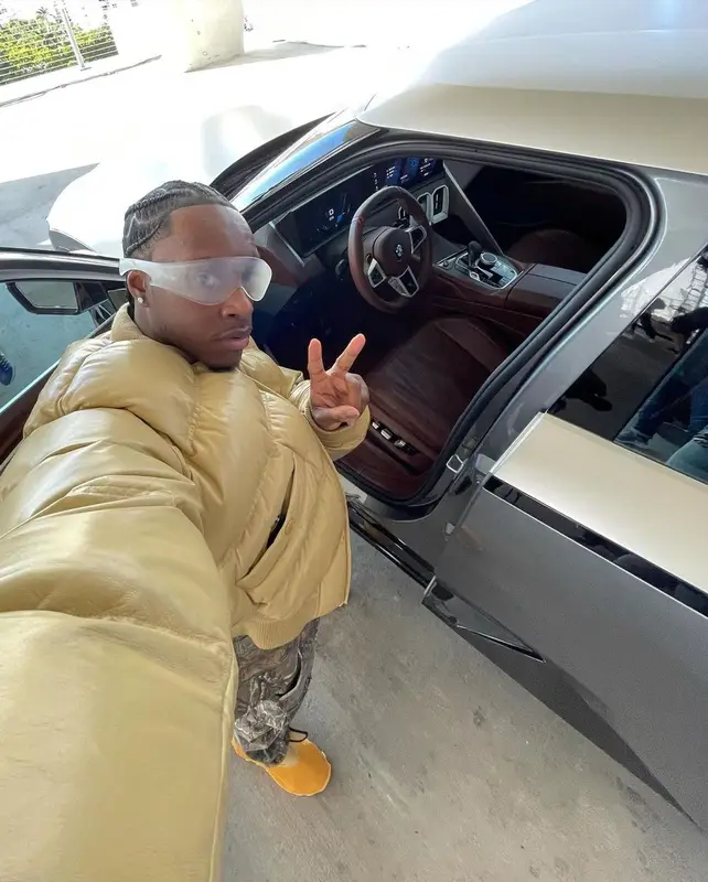 Bloody Osiris outfit in Bottega Veneta, Yeezy, and Randy's Garments, 2021