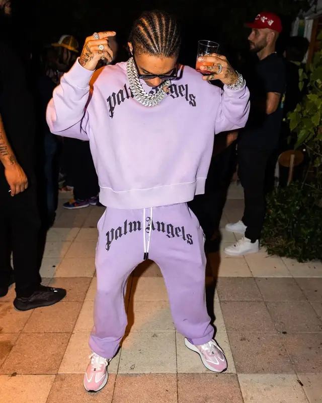 Swae Lee outfit in Palm Angels, Givenchy, and Chanel, 2021