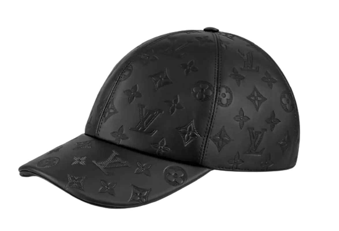 Louis Vuitton® Monogram Shadow Cap Black. Size 58