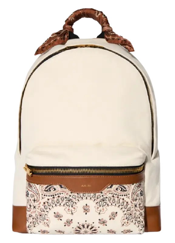 Amiri Canvas Bandana Backpack  $1390