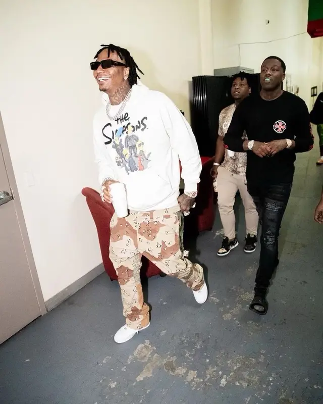 Moneybagg Yo outfit in Balenciaga, Gallery Dept., and Prada, 2021