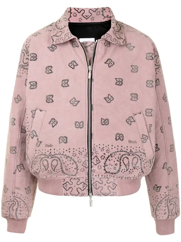 rhude paisley jacket