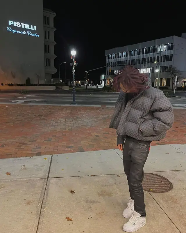 Lil Tecca outfit in Gucci, Balenciaga, and Ray-Ban, 2021