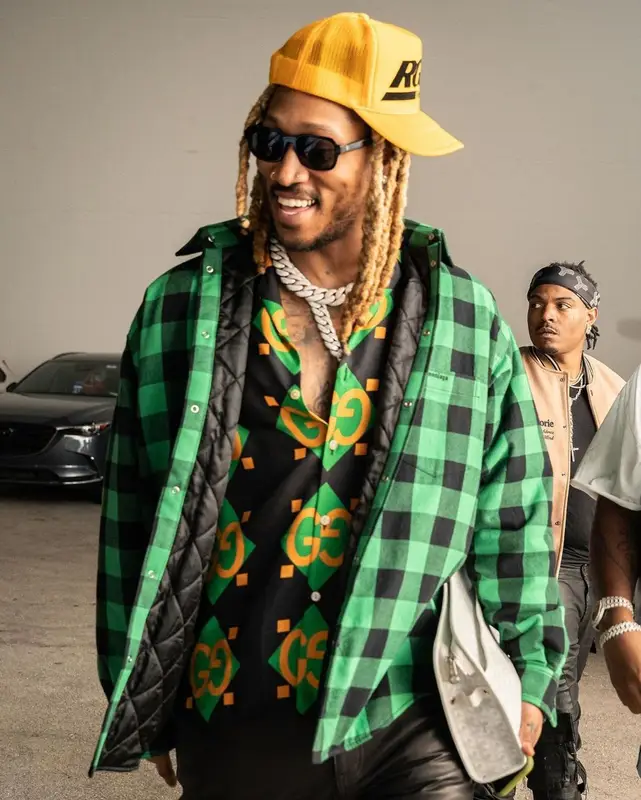Future outfit in Balenciaga, Moncler, and Hiroshi Fujiwara, 2021
