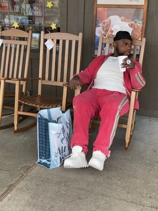 Fat Boy outfit in Palm Angels and Off-White, 2021