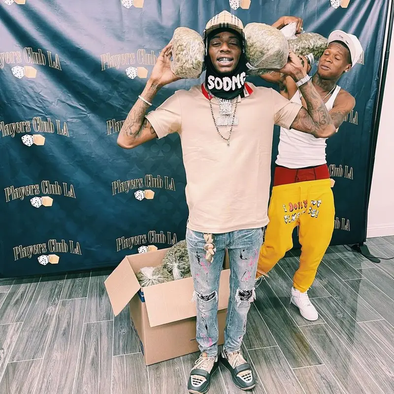 Soulja Boy outfit in Burberry, 2021
