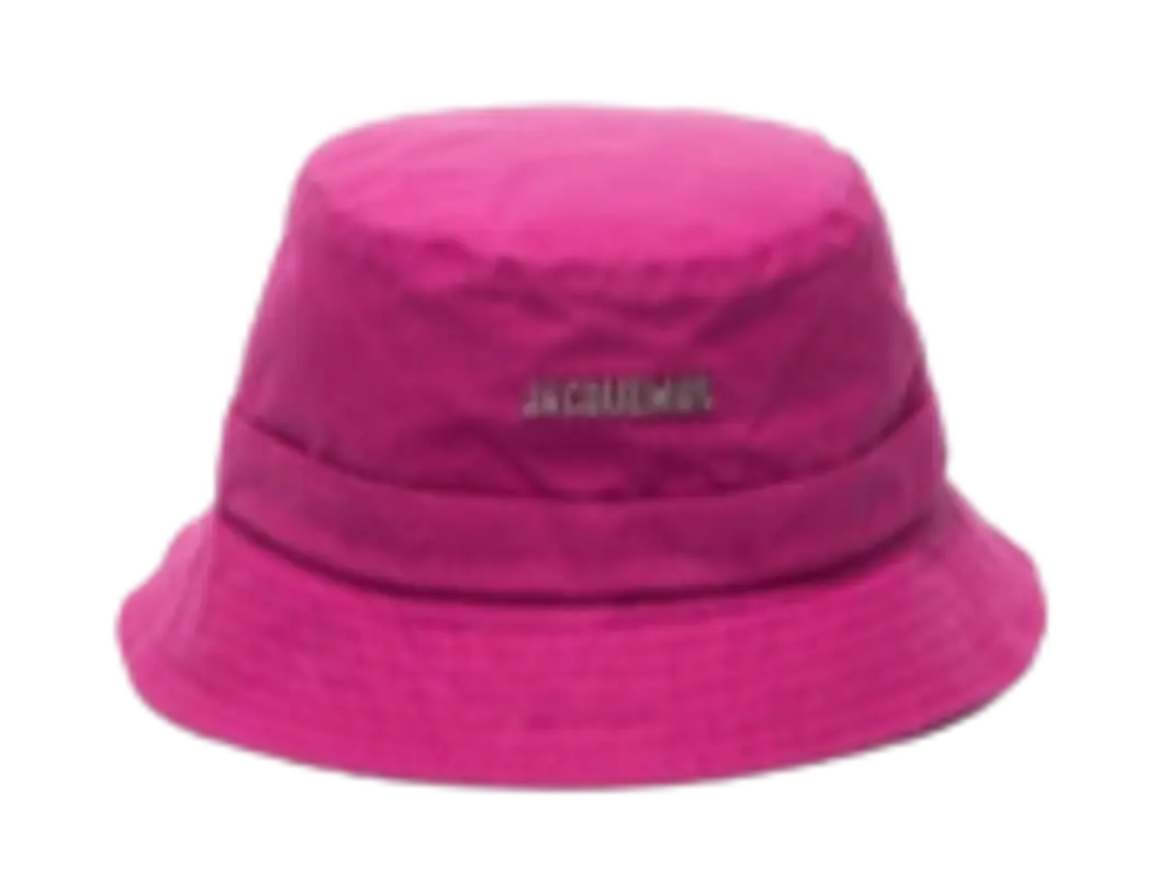 Jacquemus Le Bob Gadjo Logo Appliqued Cotton Canvas Bucket Hat $105