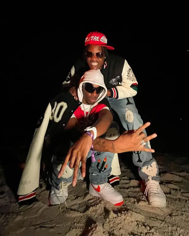 Bloody Osiris outfit in Stussy, Balenciaga, and Denim Tears, 2021