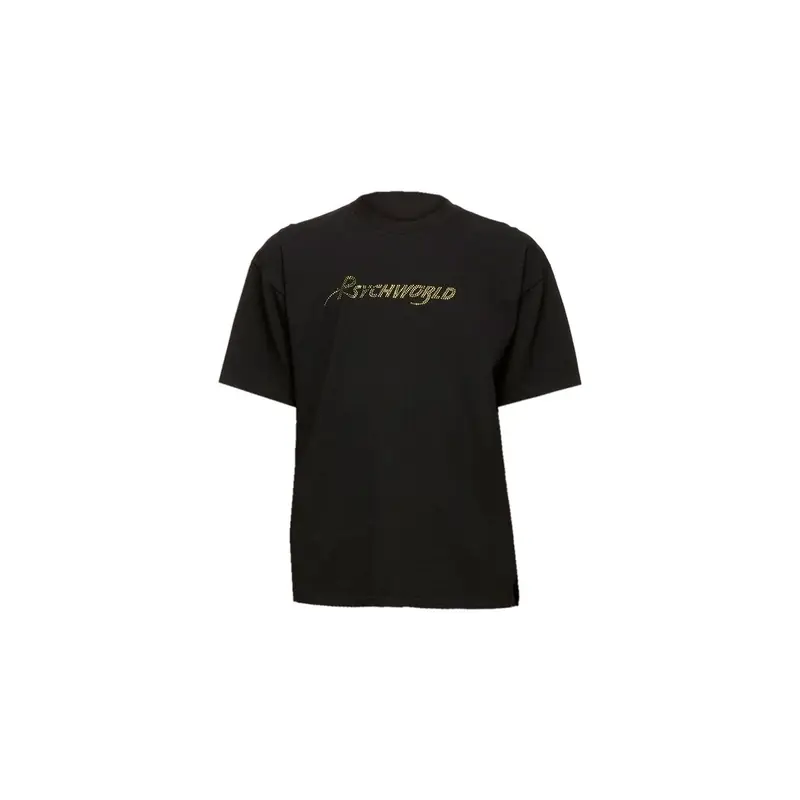 Psychworld Black & Green Rhinestone T-Shirt $75