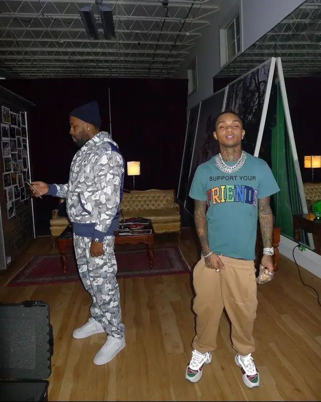 Swae Lee outfit in Kids of Immigrants and Scotch & Soda, 2021