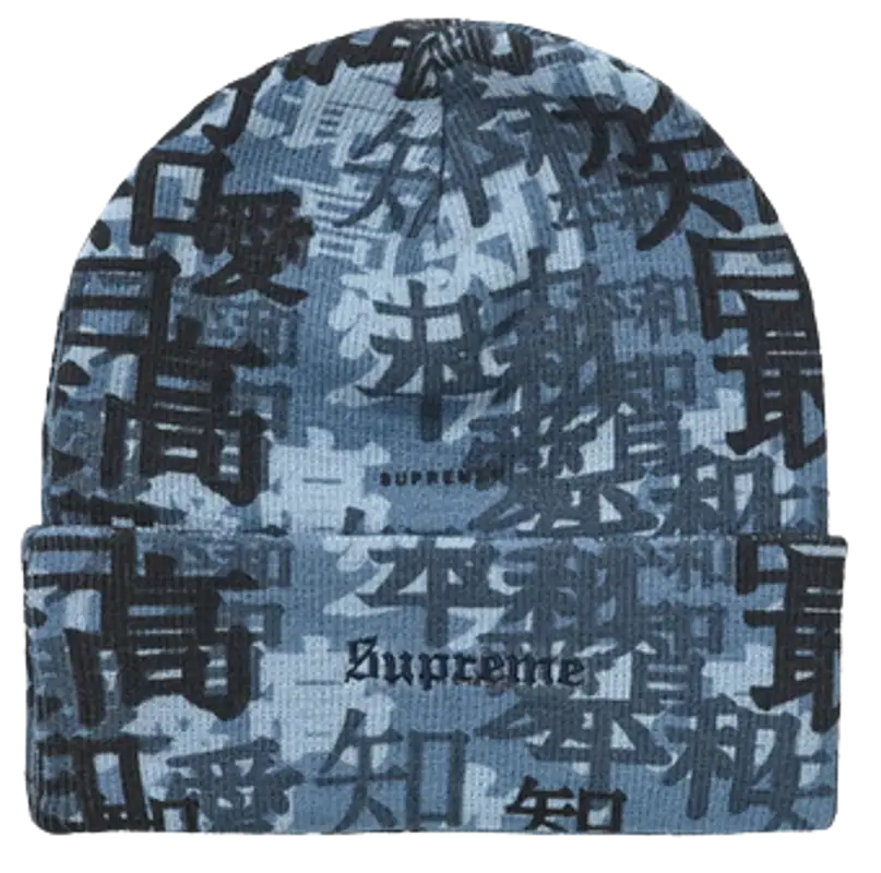 supreme kanji beanie