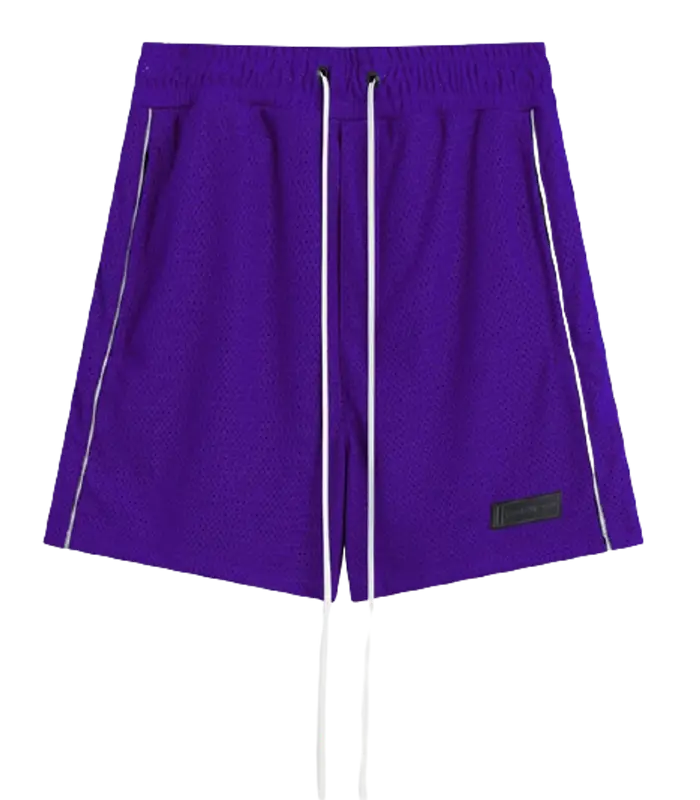Daniel Patrick Purple Mesh Shorts $300