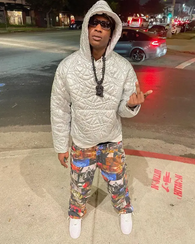 Bloody Dior outfit in ERL, Supreme, and Nas, 2021