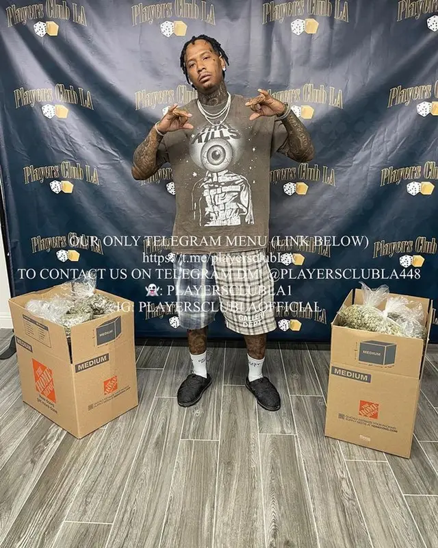 Moneybagg Yo outfit in Gallery Dept. and Prada, 2021
