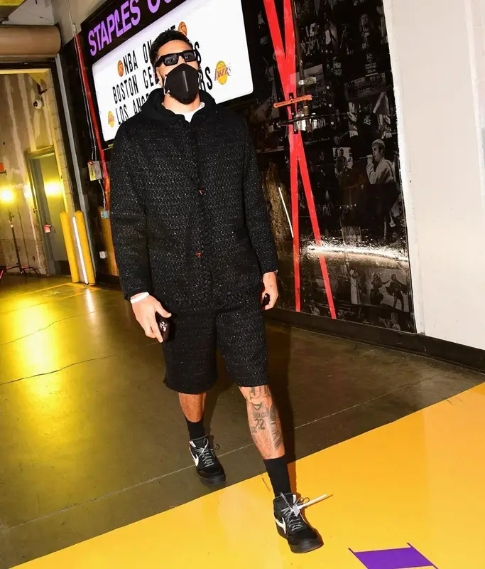 Jayson Tatum outfit in Tommy Hilfiger, Romeo Hunte, and Henry Mask, 2021