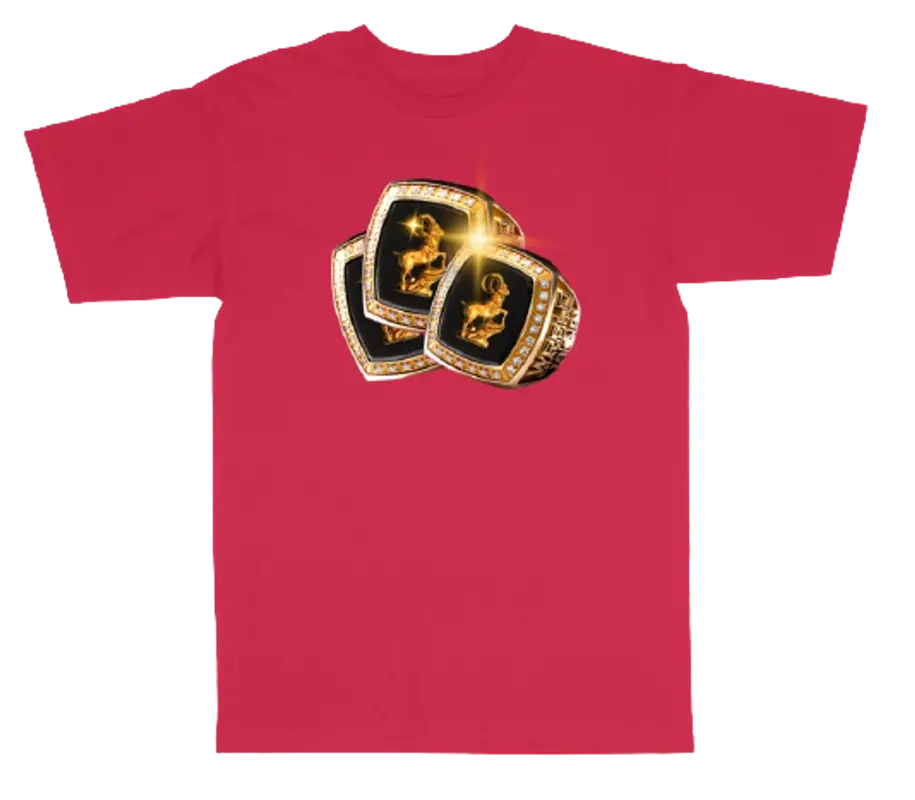 Polo G Merch Champion Red T-Shirt $35