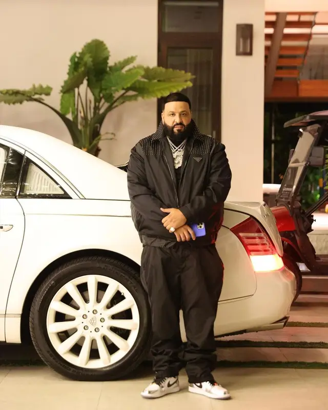 DJ Khaled outfit in Prada and Nike, 2021