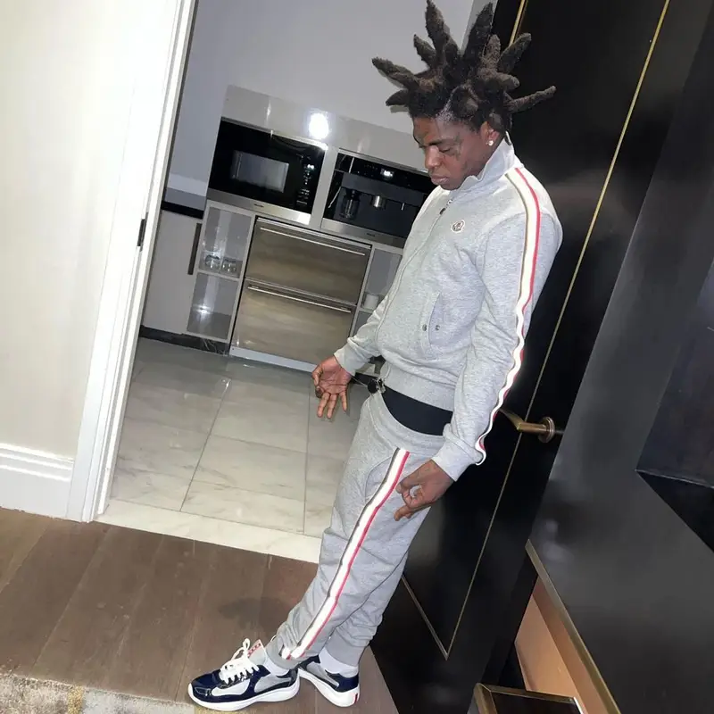 Kodak Black outfit in Moncler and Prada, 2021
