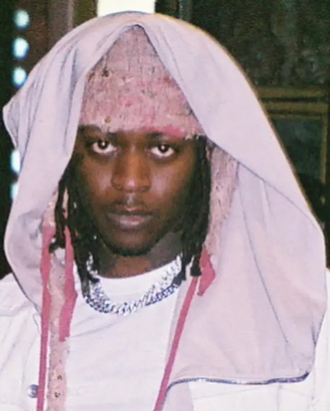 UnoTheActivist outfit in Yeezy and Hot Model Sex, 2021