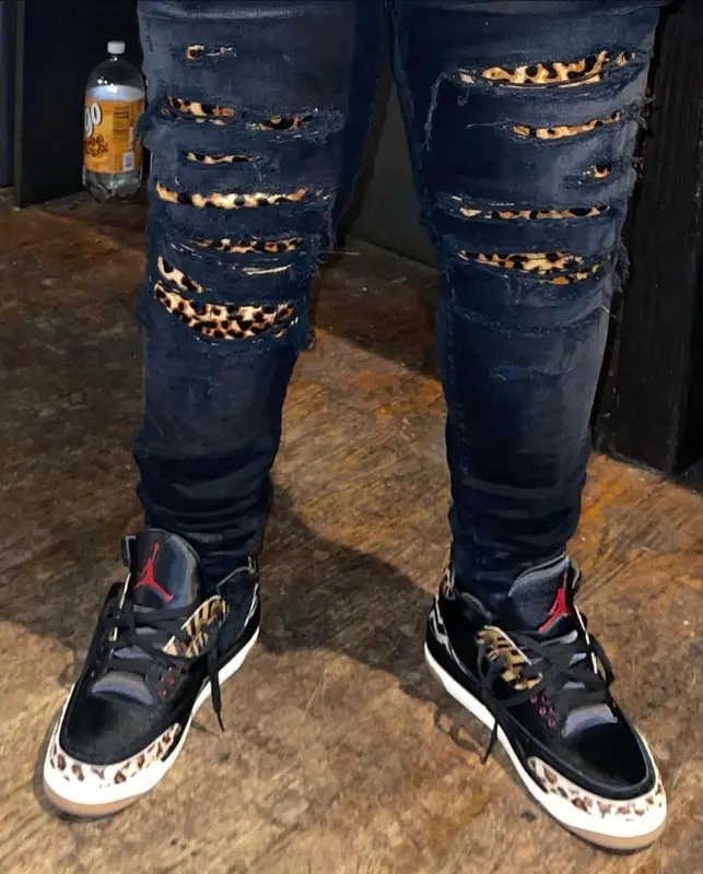 Peezy outfit in Amiri, Jordan, and Louis Vuitton, 2021