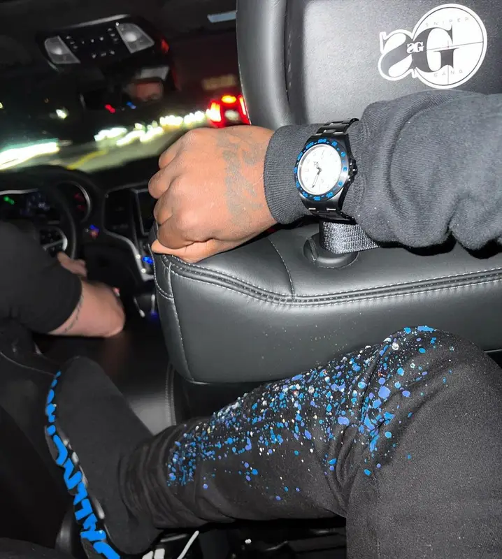 Kodak Black outfit in Undercover, Amiri, and Balenciaga, 2021