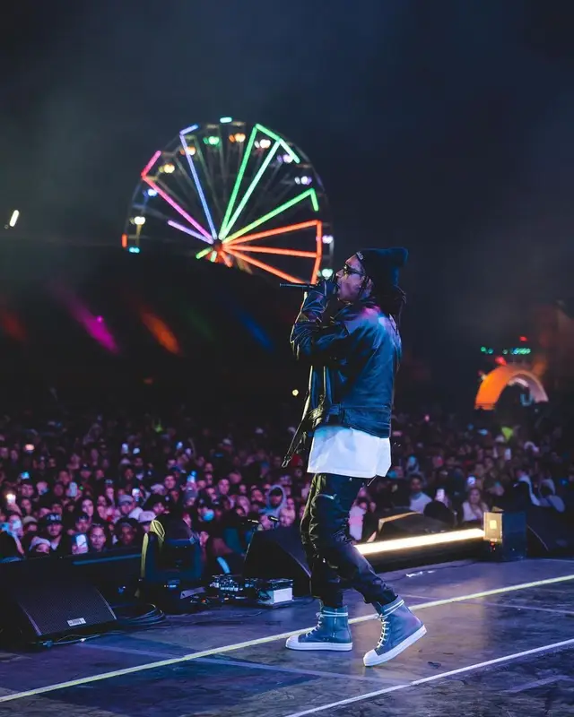 Wiz Khalifa outfit in Balenciaga, Rick Owens, and Wiz Khalifa Merch, 2021