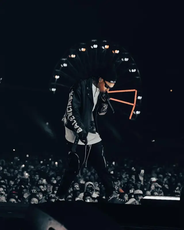 Wiz Khalifa outfit in Balenciaga, Rick Owens, and Wiz Khalifa Merch, 2021