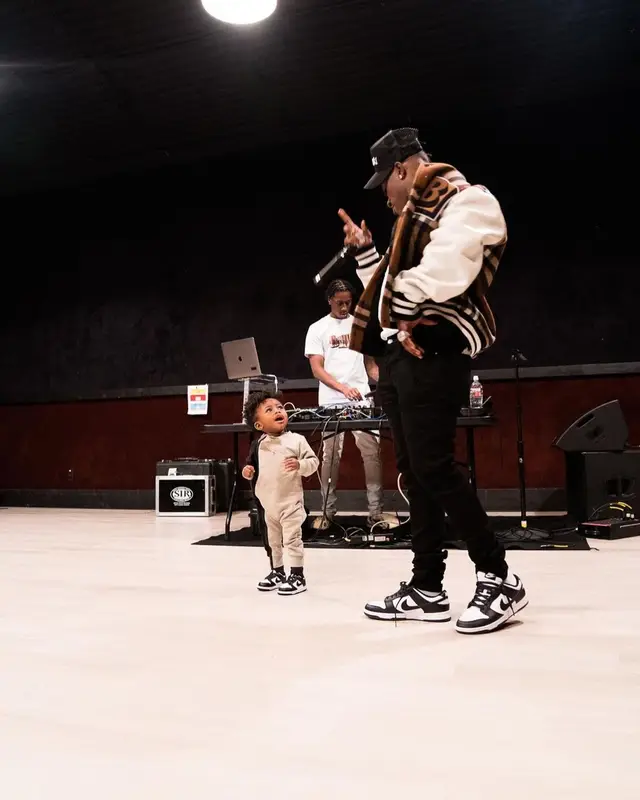DaBaby outfit in Burberry, Amiri, and Playboy, 2021