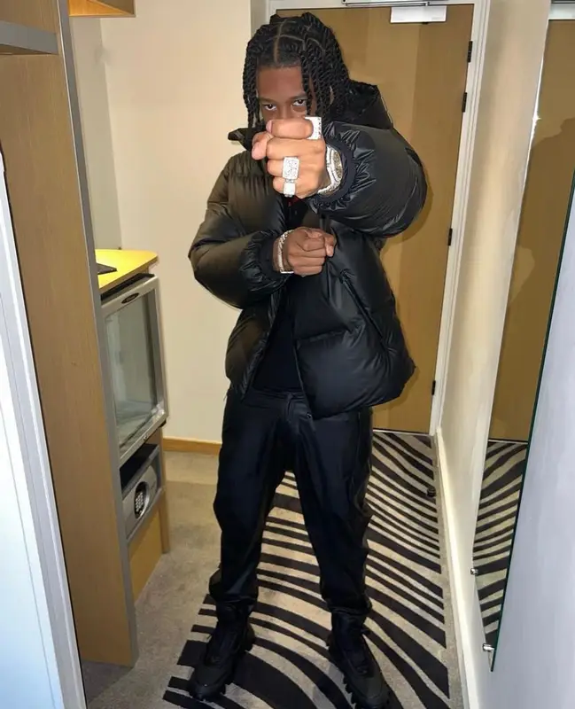 Digga D outfit in Prada, 2021