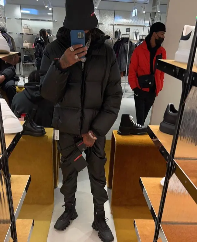 Digga D outfit in Prada, 2021